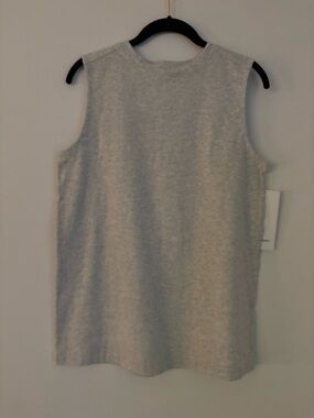 Lululemon All Yours Organic Cotton Tank Size S Heather Grey - Normcore